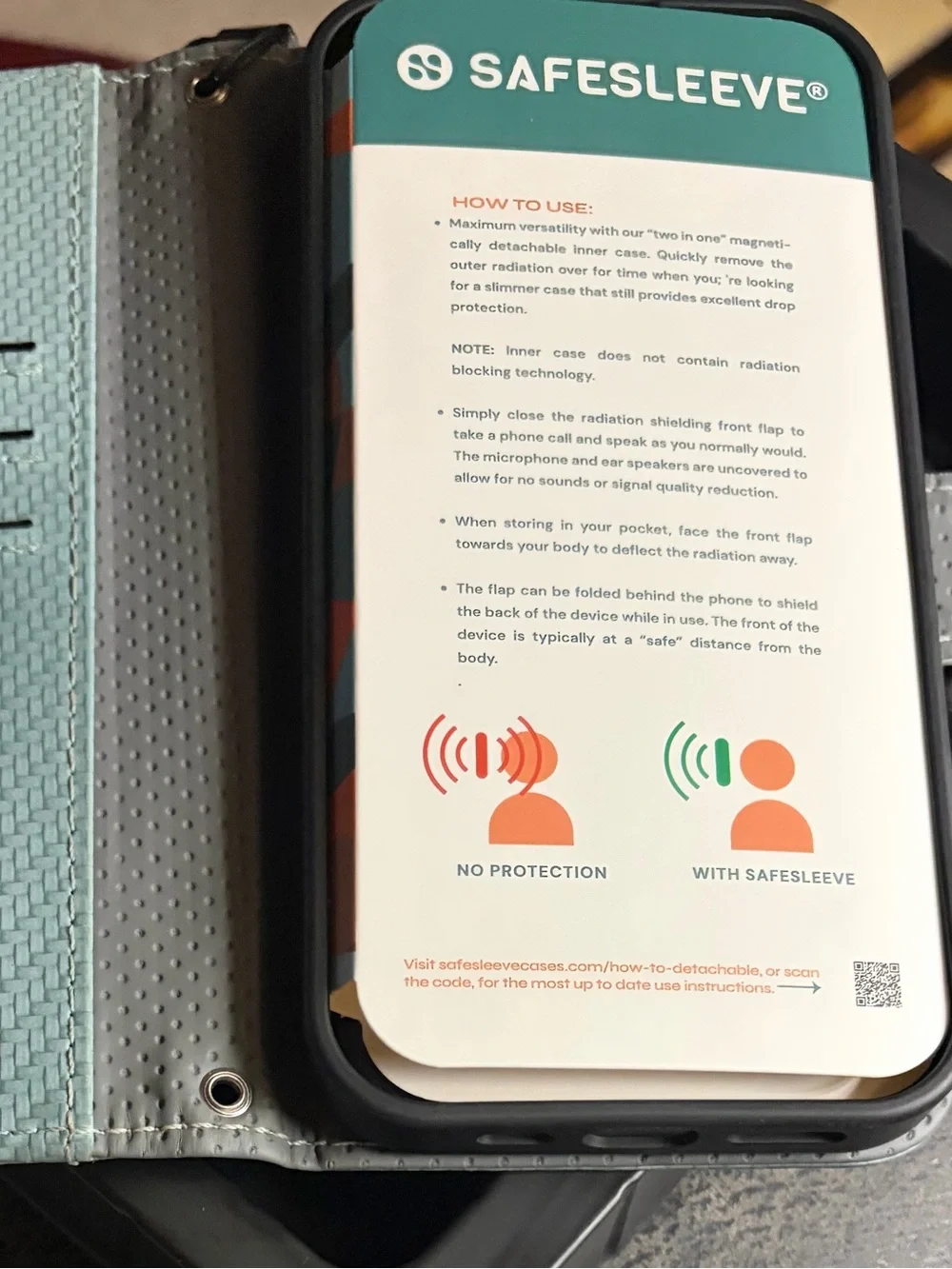 SAFESLEEVE protective mint